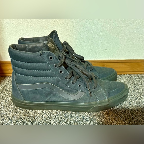 Vans - high top - gray - size 12 - Picture 3 of 6